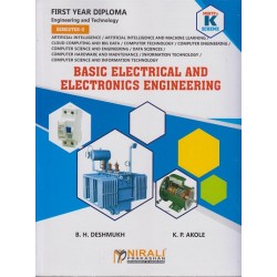 Basic Electrical and Electronics Engineering  K Scheme MSBTE Diploma First Year Sem 2 Nirali Publication